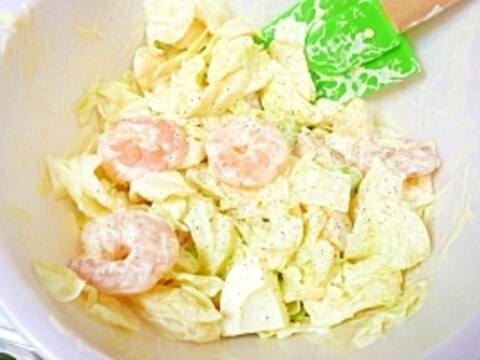 ダイエット キャベツと海老の卵サラダ138kcal レシピ 作り方 By きてきて ミ 楽天レシピ